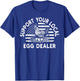 Local Egg Dealer American Flag Farmer Support Chickens T-Shirt - T-Shirt | Royal