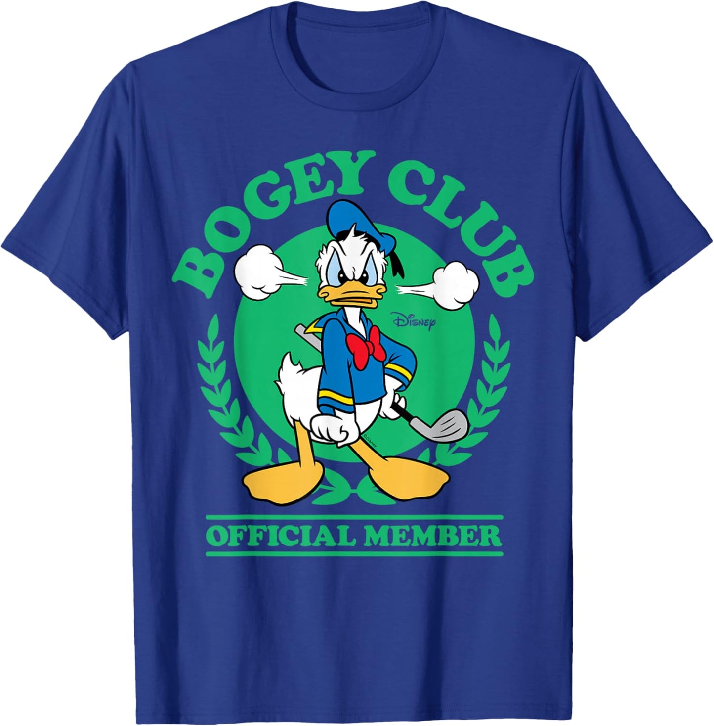 Donald Duck - Golf Bogey Club Official Member T-Shirt - T-Shirt | Royal