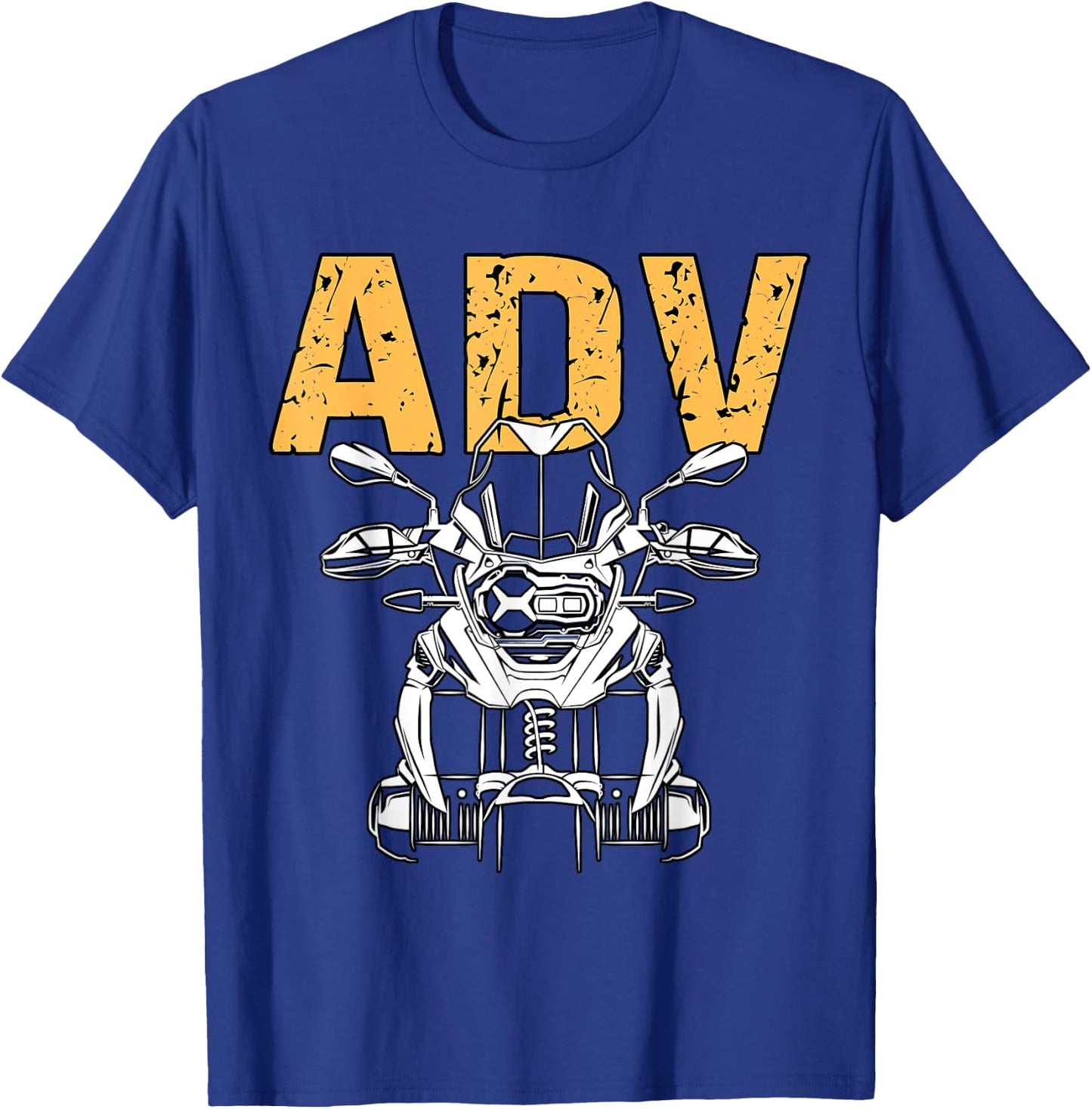 Adventure Rider Motorcycle Biker OffRoad Mountain Travel GS T-Shirt - T-Shirt | Royal