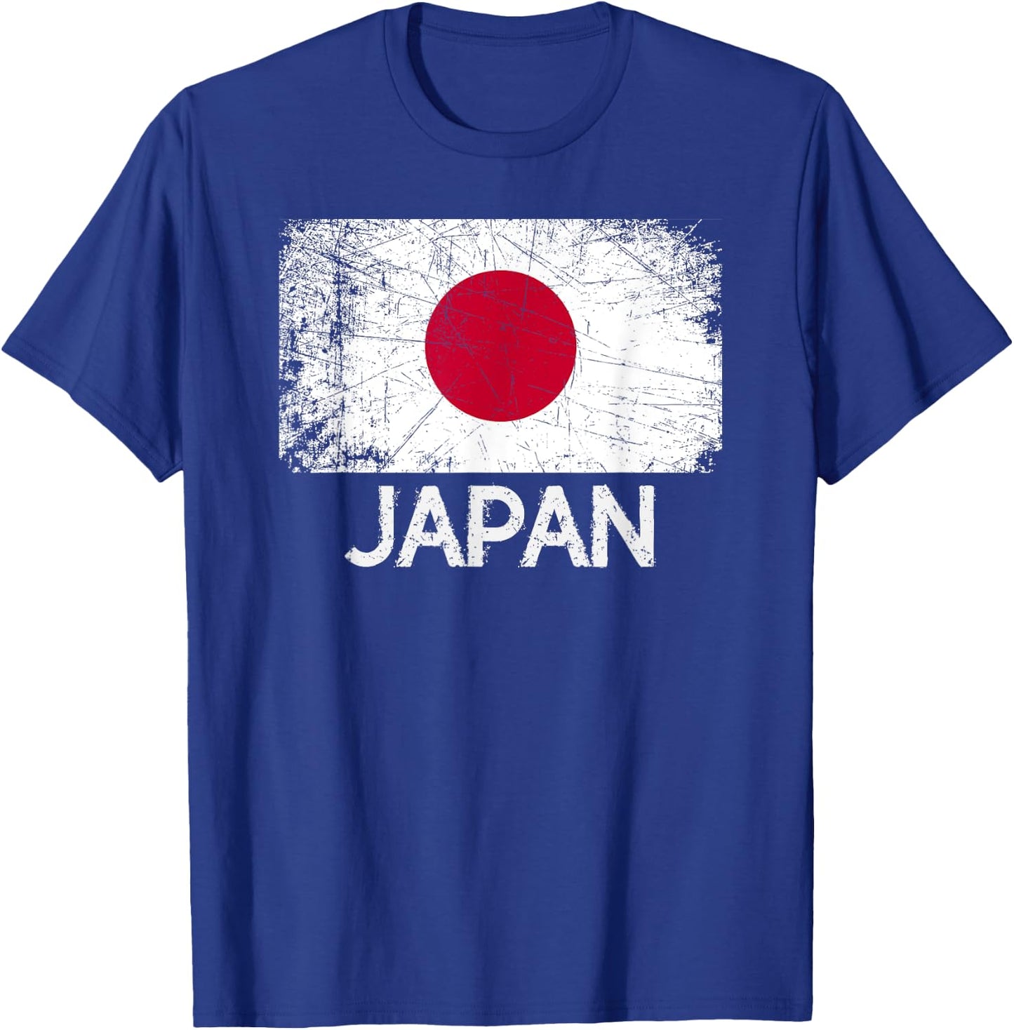 Japanese Flag | Vintage Made In Japan Gift T-Shirt - T-Shirt | Royal