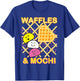 MOCHI and WAFFLES Cute Kawaii Japanese Ice cream Retro 90s Men Women Kids T-Shirt - T-Shirt | Royal