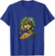 Wolf Eating Pizza Forest Wolves Animal T-Shirt - T-Shirt | Royal