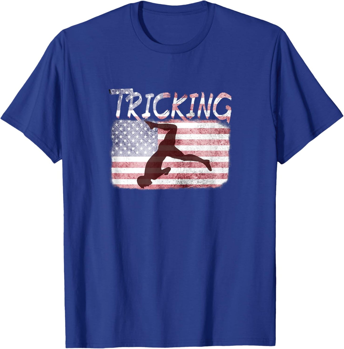 Martial Arts Tricking USA T-Shirt - T-Shirt | Royal