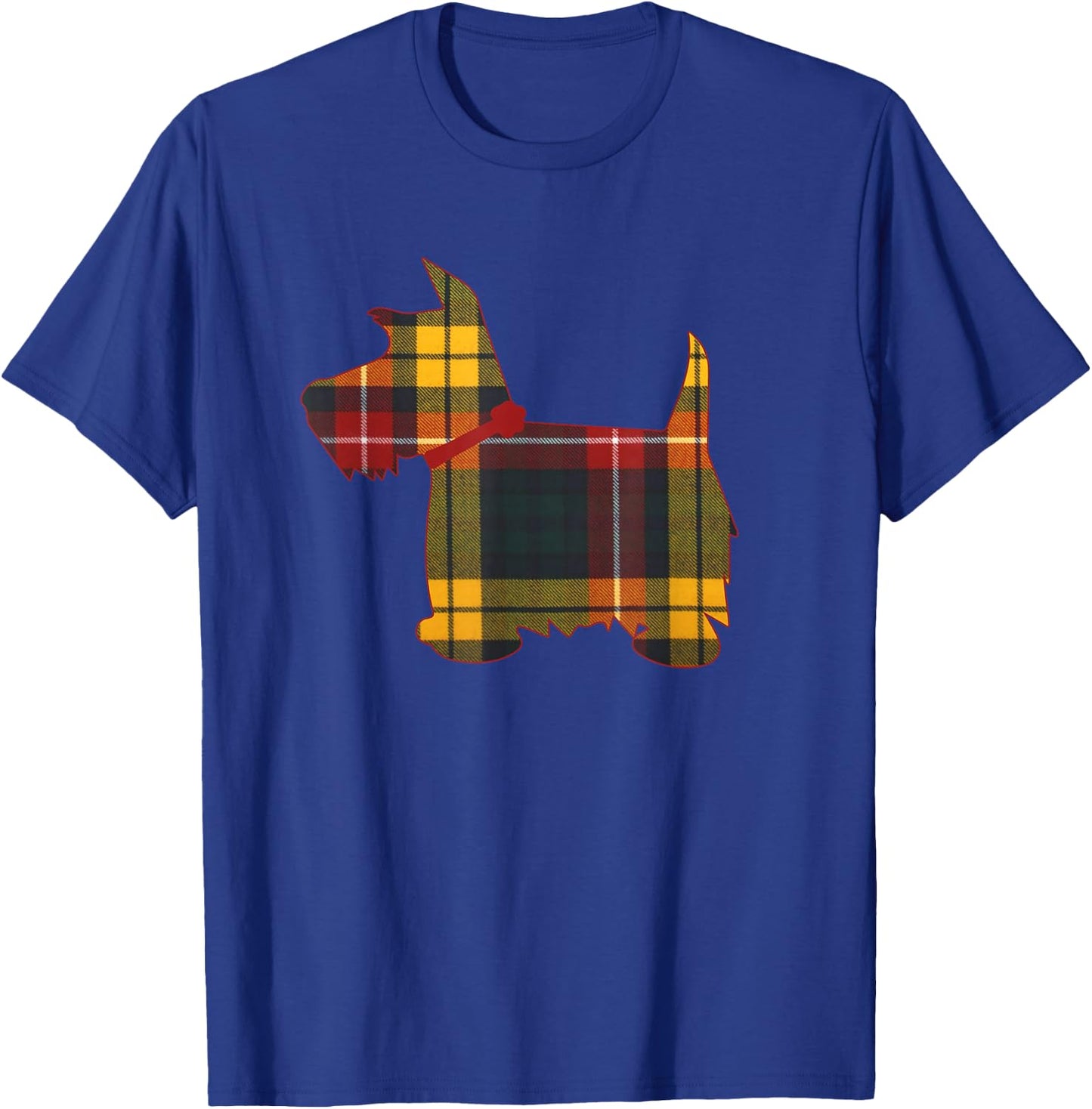 Buchanan Clan Scottie Dog Scottish Terrier Tartan Plaid T-Shirt - T-Shirt | Royal