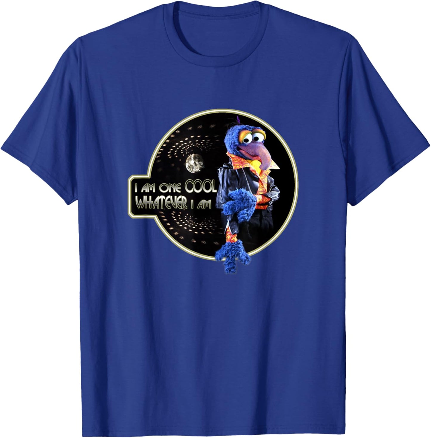 Disney The Muppets Gonzo I Am One Cool Whatever I Am Retro T-Shirt - T-Shirt | Royal
