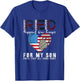 Red Friday Military I Wear Red For My Son Remember Everyone T-Shirt - T-Shirt | Royal