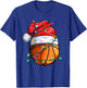 Santa Sports Design- Christmas Hooper Basketball Player T-Shirt - T-Shirt | Royal
