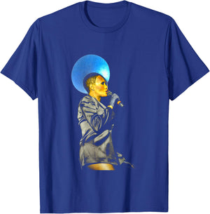 Grace Jones Performing Live By Everard Smith T-Shirt - T-Shirt | Royal
