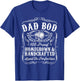 Dad Bod Funny Whiskey Bourbon Lover Fathers Day Gift Dad T-Shirt - T-Shirt | Royal