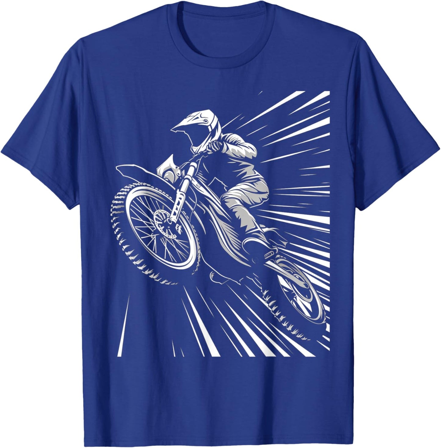 Funny Dirt Bike Lover Motocross Biker Fun Racing Love Riding T-Shirt - T-Shirt | Royal