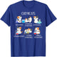 Cute Cats Scientist Science Teacher Cat Lover , -Adults, Black, Small, Short Sleeve T-Shirt - T-Shirt | Royal