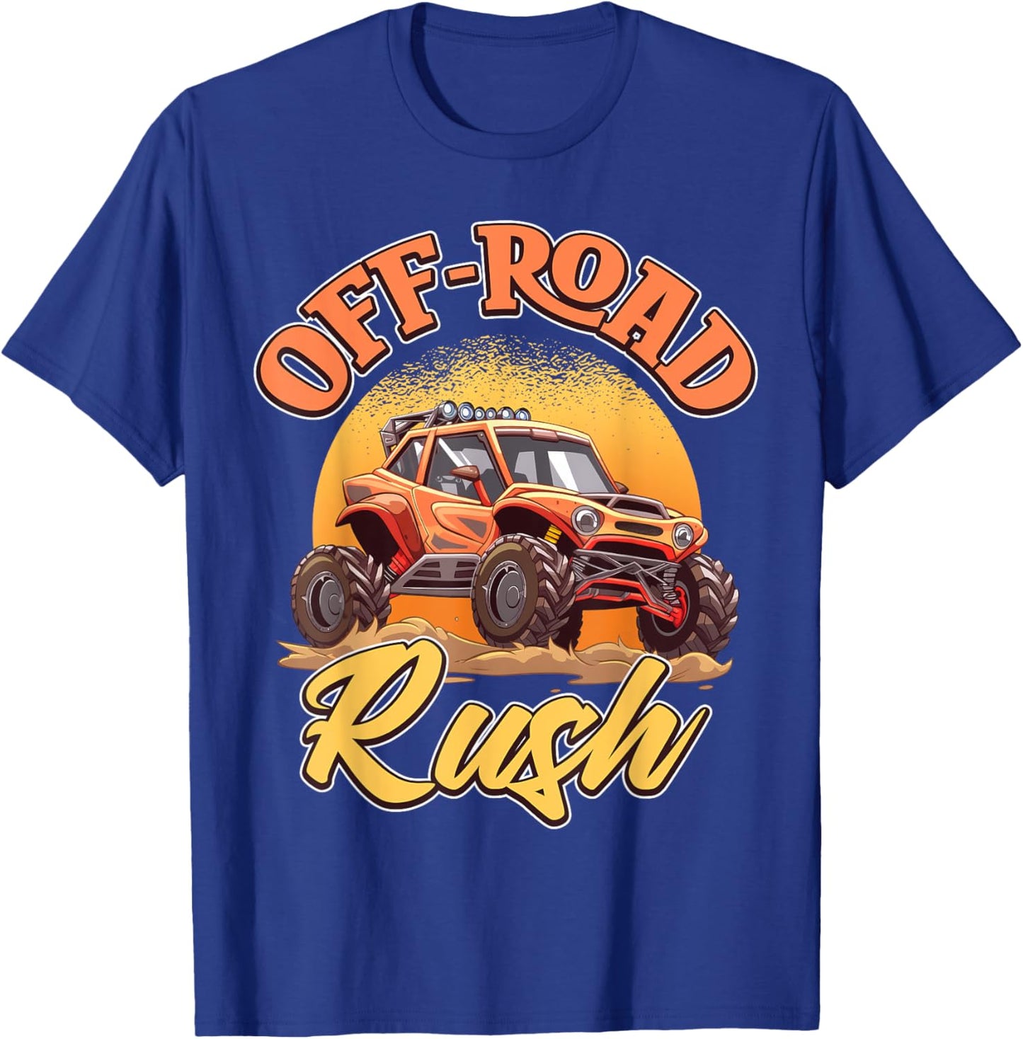 Orange Off-Road Rush Dune Buggy Adventure T-Shirt - T-Shirt | Royal