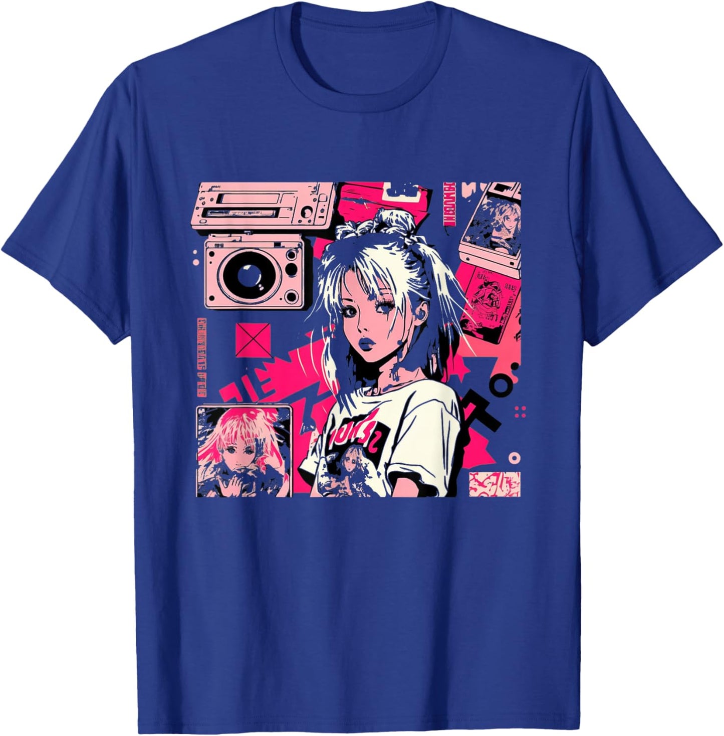 Retro Vaporwave Aesthetic 90s EGirl japanese art T-Shirt - T-Shirt | Royal