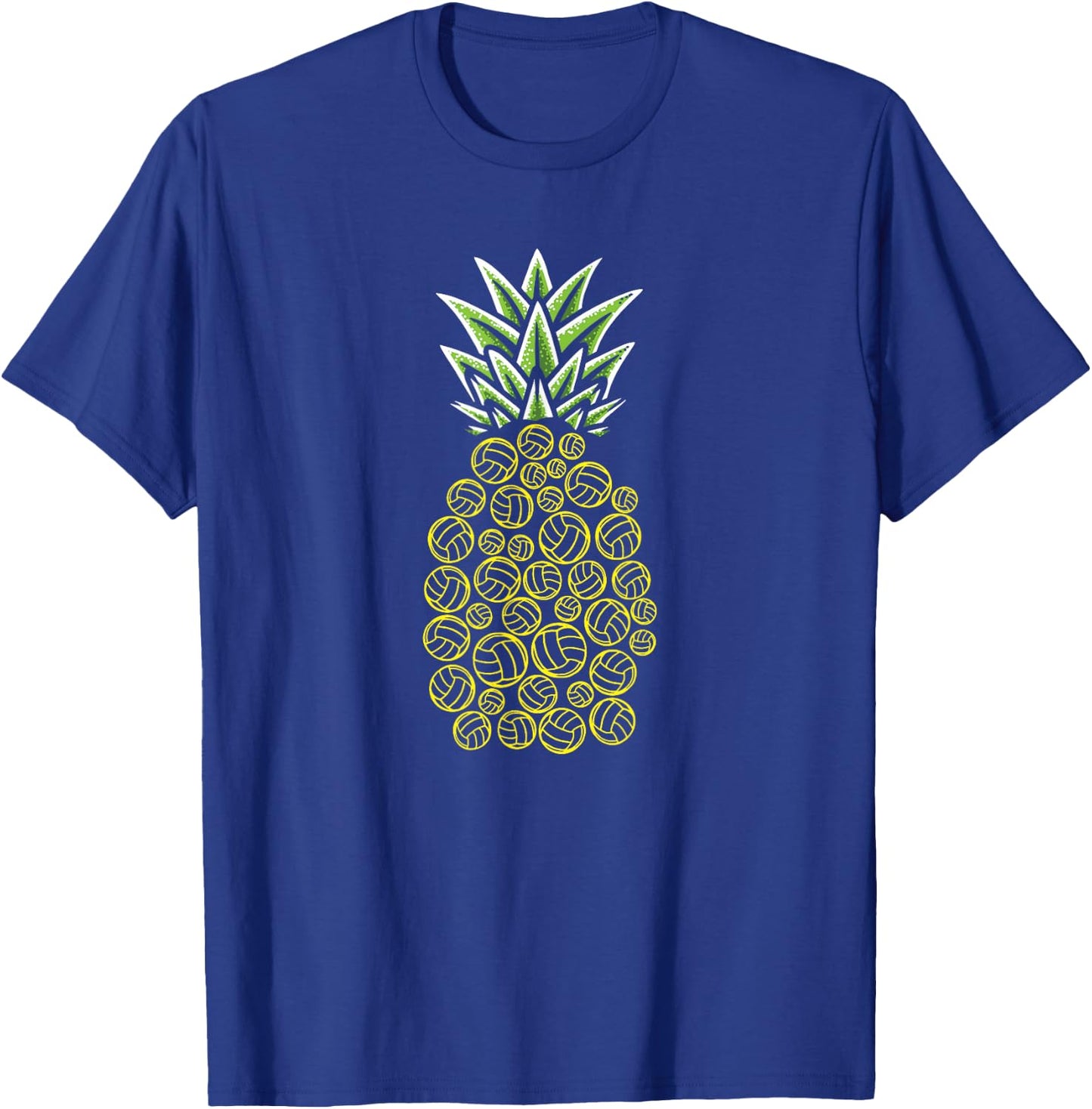 Pineapple Aloha Beaches Hawaii Beach Volleyball - Vball T-Shirt - T-Shirt | Royal