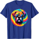 Tie Dye Art Sunglasses Boxer Dog Boxers T-Shirt - T-Shirt | Royal