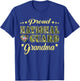 Proud National Guard Grandma Dog Tag Heart Army Grandmother T-Shirt - T-Shirt | Royal
