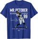 Mr. October Aaron Judge New York Baseball MLBPA T-Shirt - T-Shirt | Royal