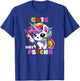 Cute But Psycho Unicorn - Quirky & Whimsical T-Shirt - T-Shirt | Royal