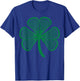 Lacrosse Sticks Shamrock Clover Irish Lucky Lax St Patrick T-Shirt - T-Shirt | Royal
