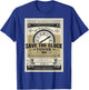Back to the Future Clock Tower Poster Graphic T-Shirt - T-Shirt | Royal