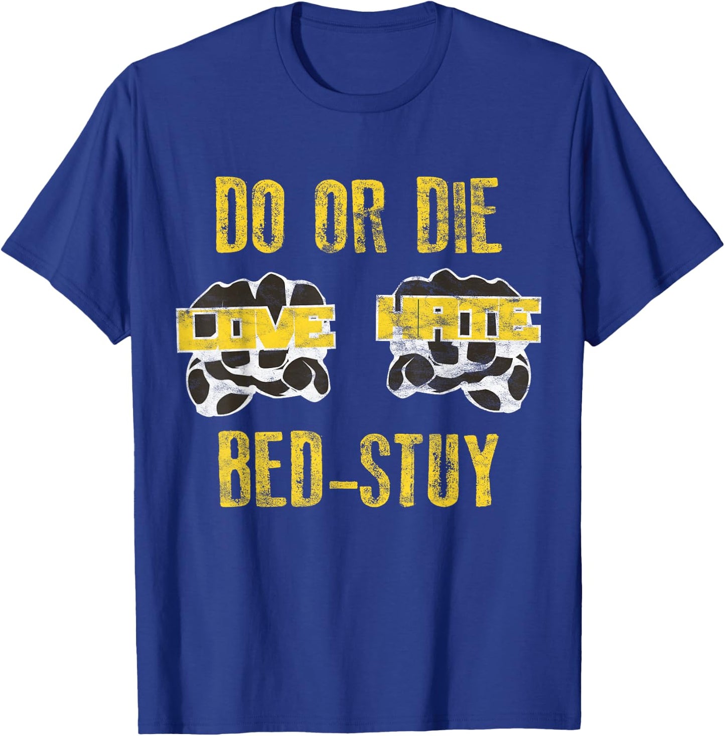 Retro 80s Do or Die Bed Stuy Hip Hop Style T-Shirt - T-Shirt | Royal