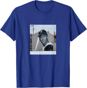Roberto Baseball Clemente Player Puerto Rican PA Street Art T-Shirt - T-Shirt | Royal