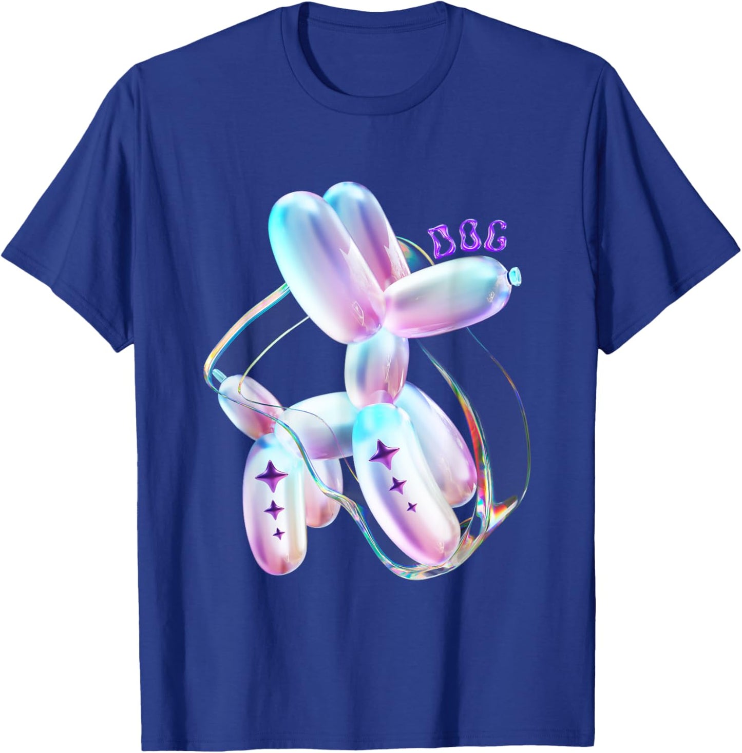 3d Balloon Dog T-Shirt - T-Shirt | Royal