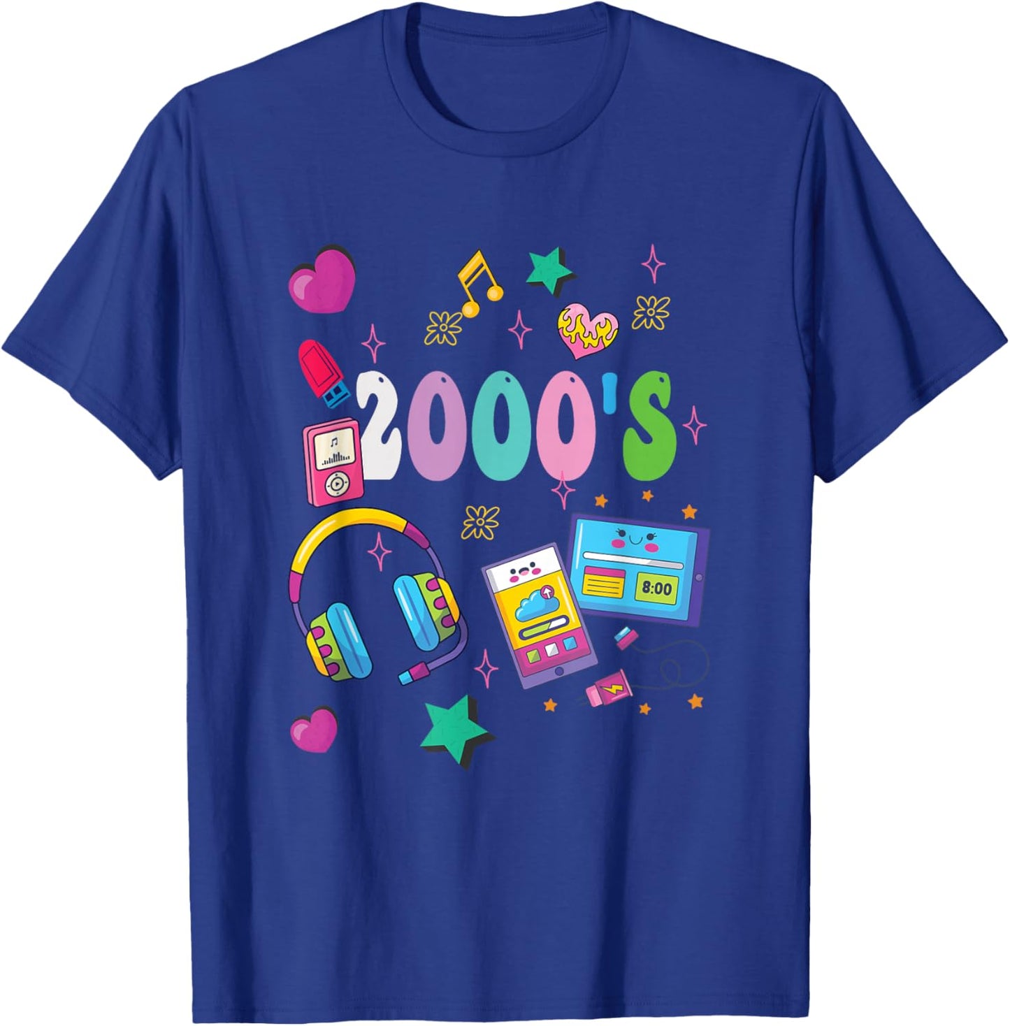 Back to the 2000's Vintage Two thousands retro 00s T-Shirt - T-Shirt | Royal