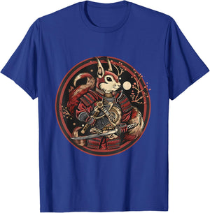 Samurai Squirrel Japanese Samurai Squirrel Japanese Warrior T-Shirt - T-Shirt | Royal