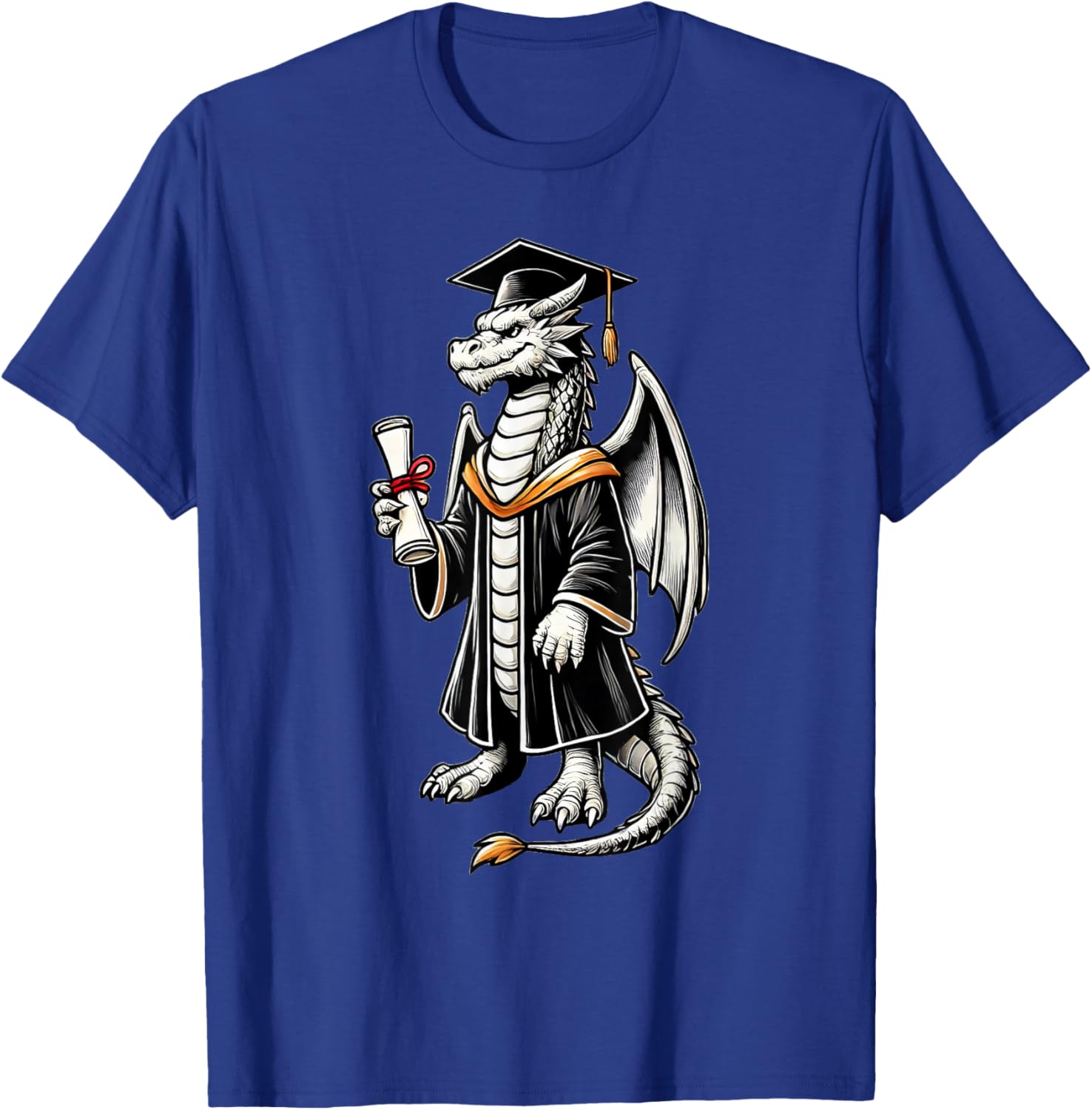 Cute Dragon Graduation T-Shirt - T-Shirt | Royal