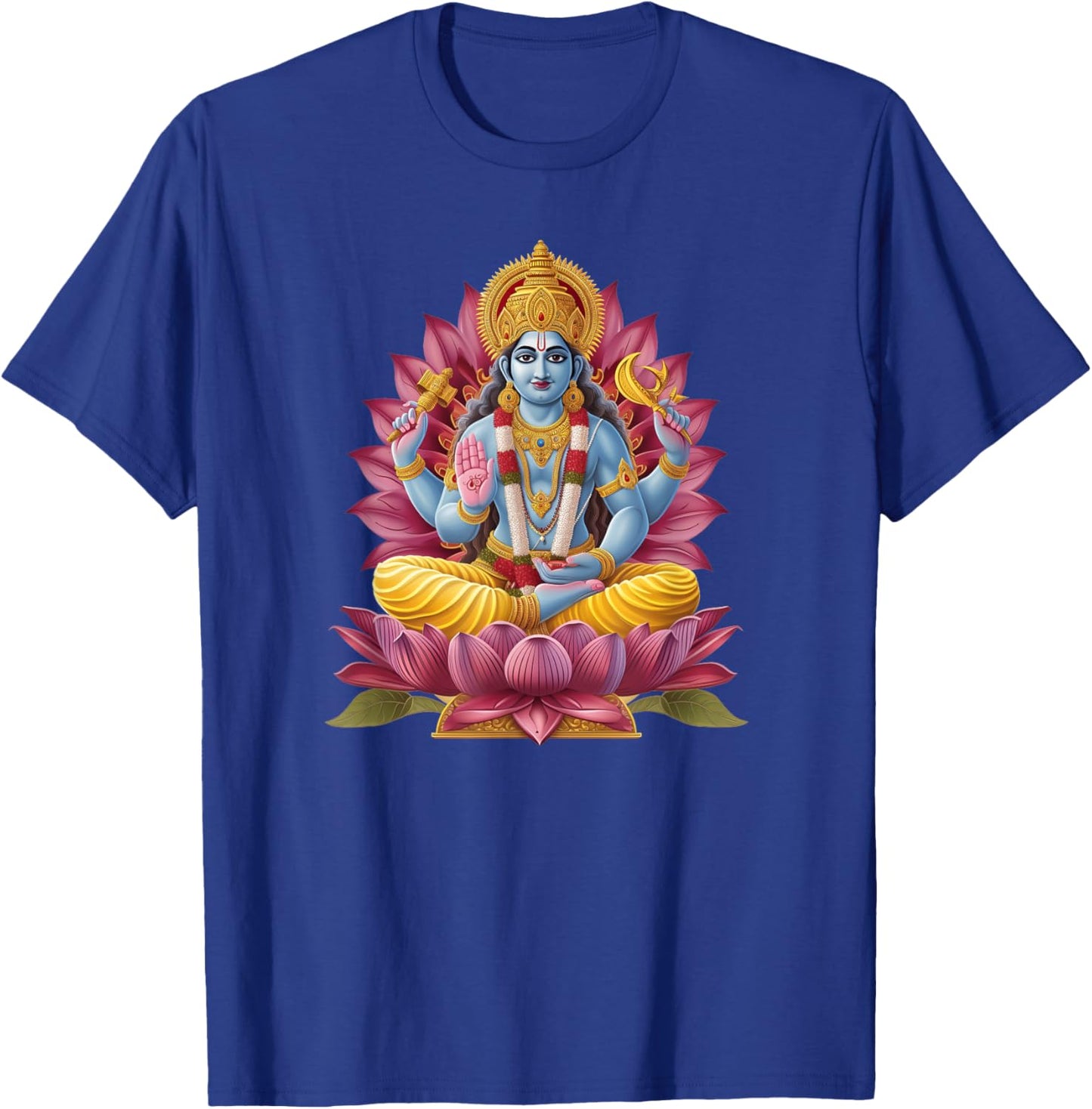 Hindu-Gott Vishnu - Vishnu Hinduismus Symbol des Schutzes T-Shirt - T-Shirt | Royal