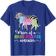 Mom Of A Rare Disease Warrior Mother Rare Disease Awareness T-Shirt - T-Shirt | Royal