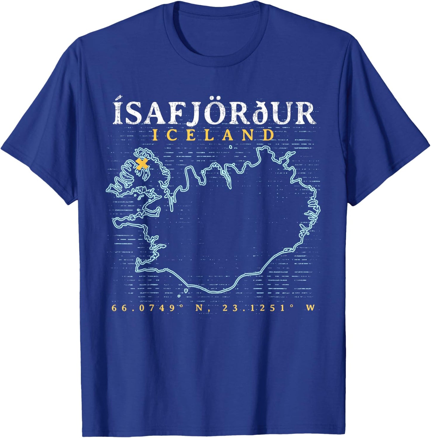 Iceland Isafjordur T-Shirt - T-Shirt | Royal