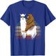 Bigfoot Riding Llama Sasquatch Retro T-Shirt - T-Shirt | Royal