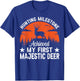 Hunting Milestone Achieved My First Majestic Deer Forest T-Shirt - T-Shirt | Royal