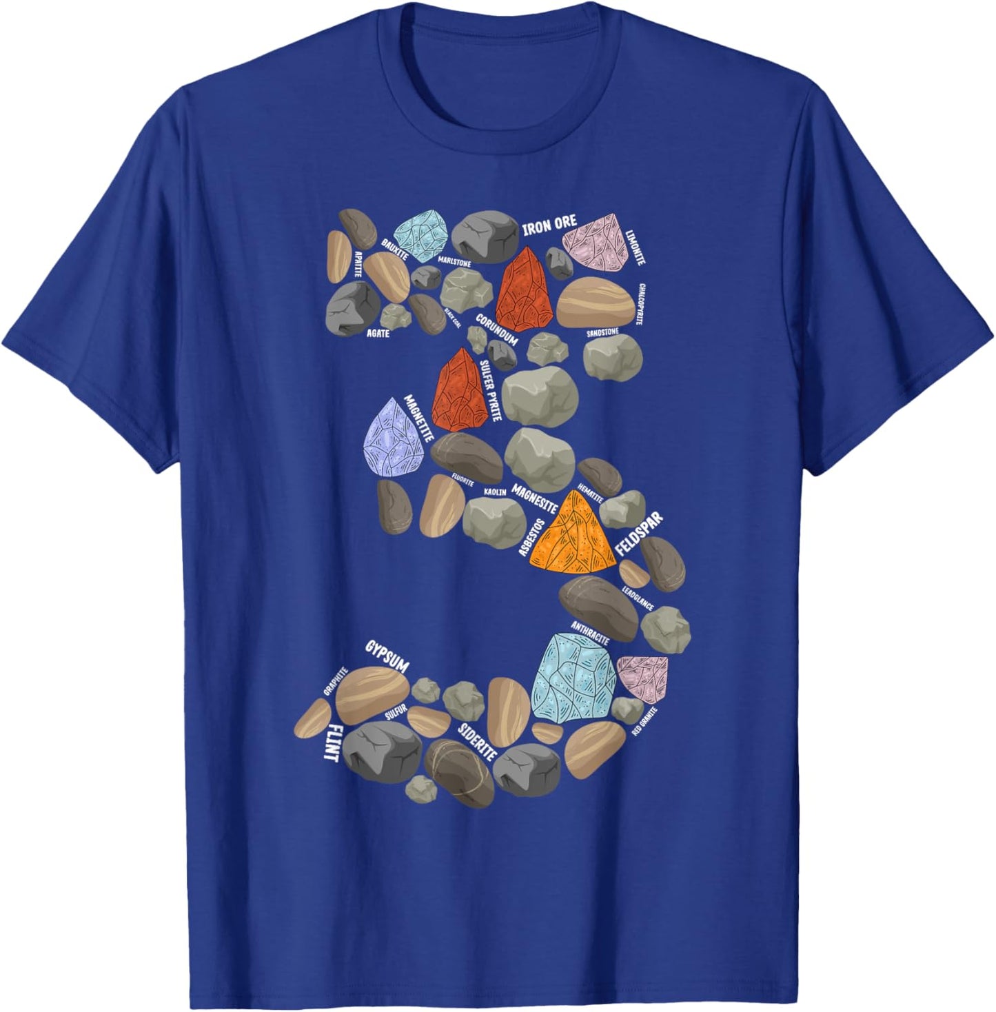 Geology Rocks 3 Years Old 3rd Birthday Rock Collecting T-Shirt - T-Shirt | Royal