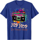 Hip Hop Boombox 80s Rap Jambox T-Shirt - T-Shirt | Royal