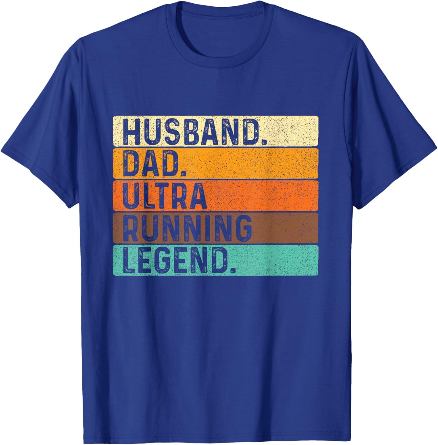 Husband Dad Ultra Running - Ultramarathon Mountain Runner T-Shirt - T-Shirt | Royal