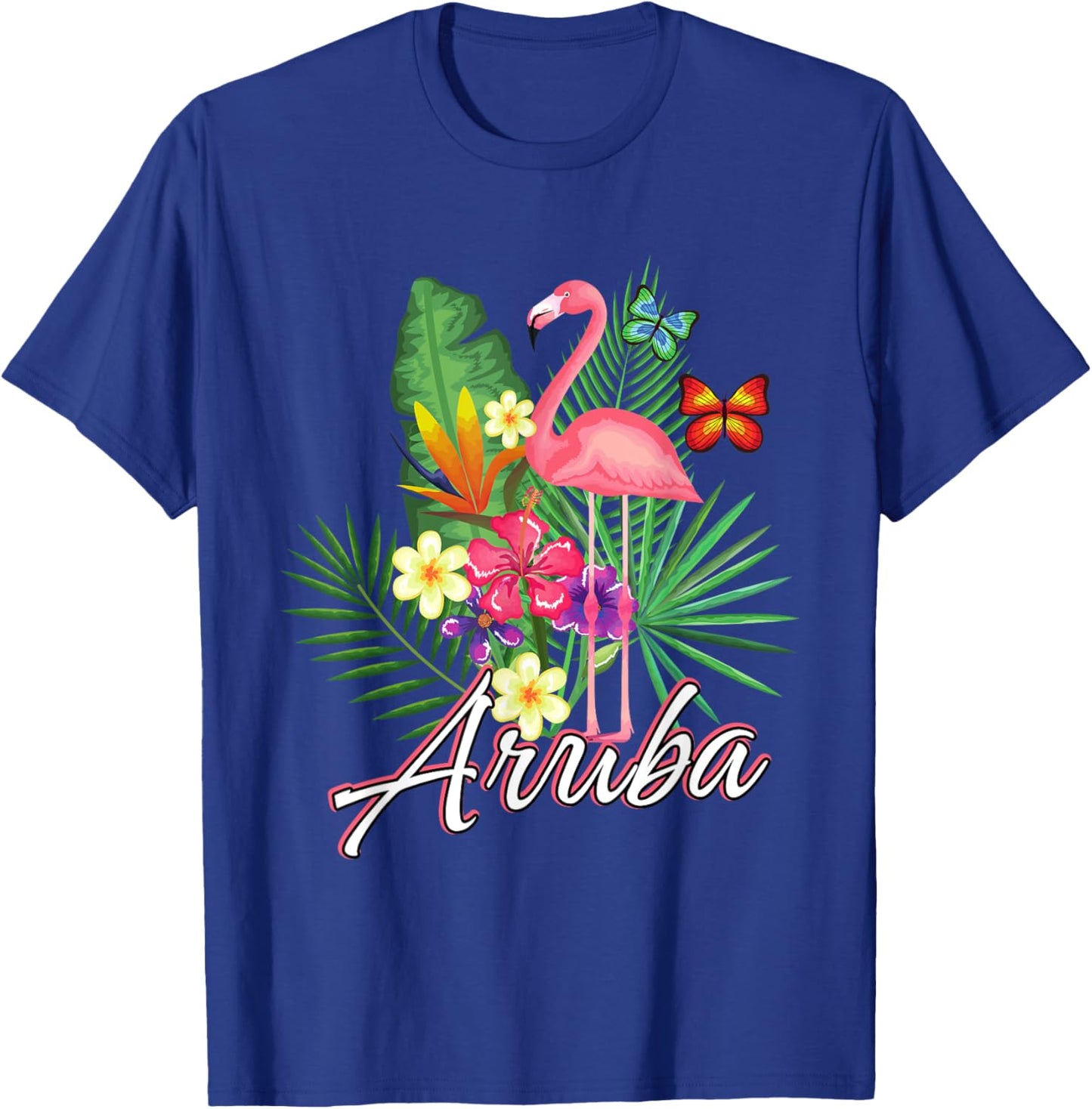 Flamingo Aruba Souvenir / Aruba T-Shirt - T-Shirt | Royal