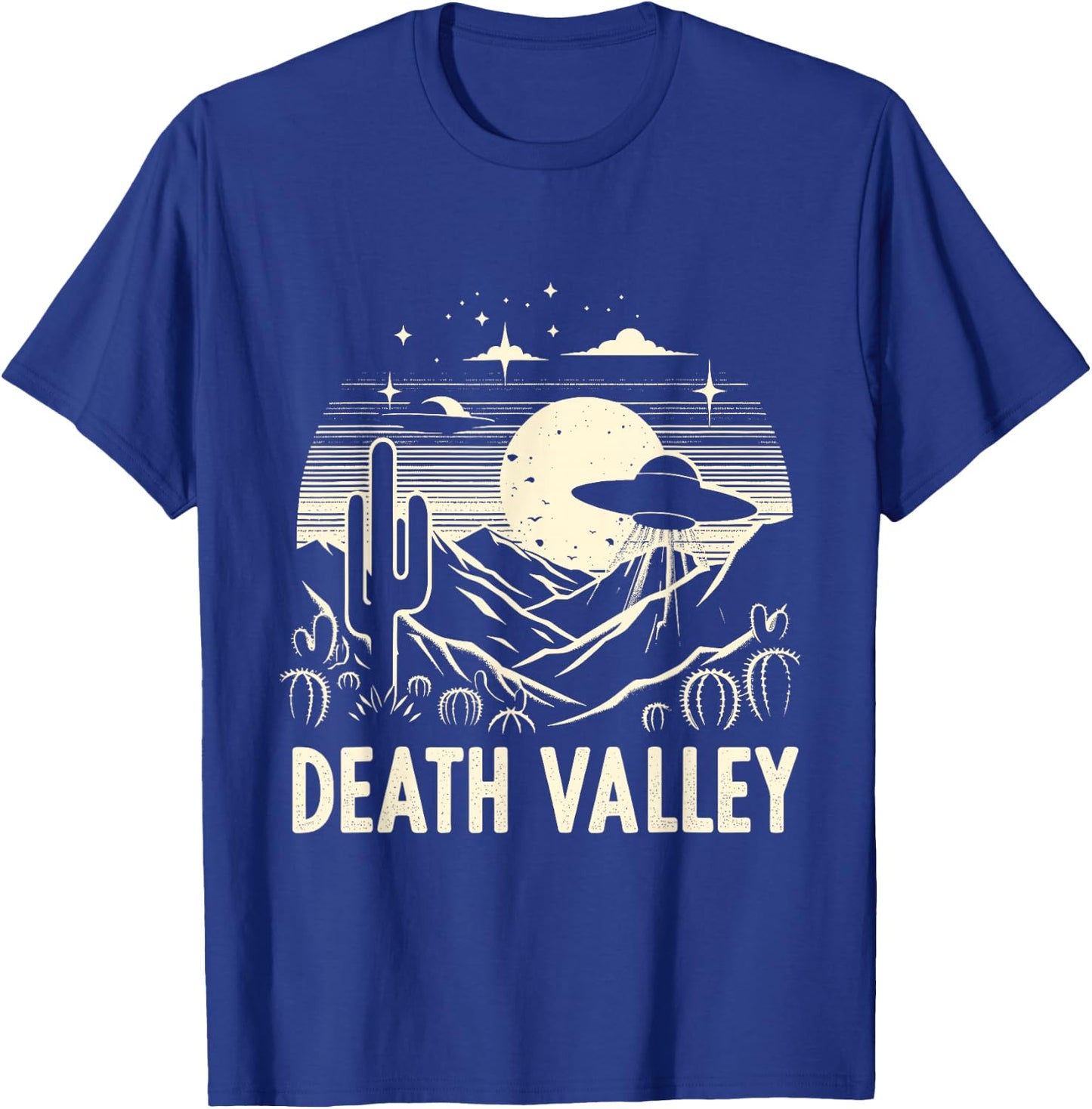 Death Valley National Park Souvenir Desert UFO Cactus T-Shirt - T-Shirt | Royal