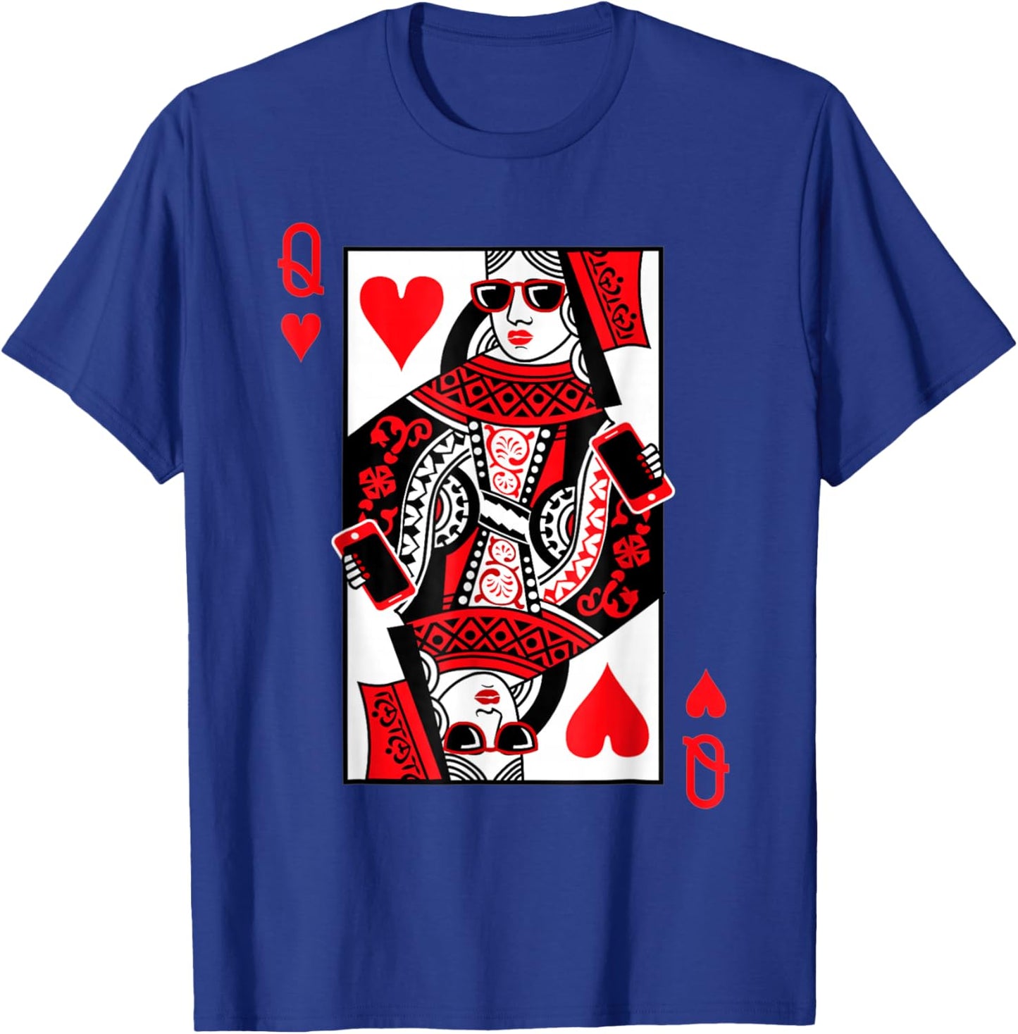 Queen of Hearts - Vintage Valentine's Day Costume T-Shirt - T-Shirt | Royal