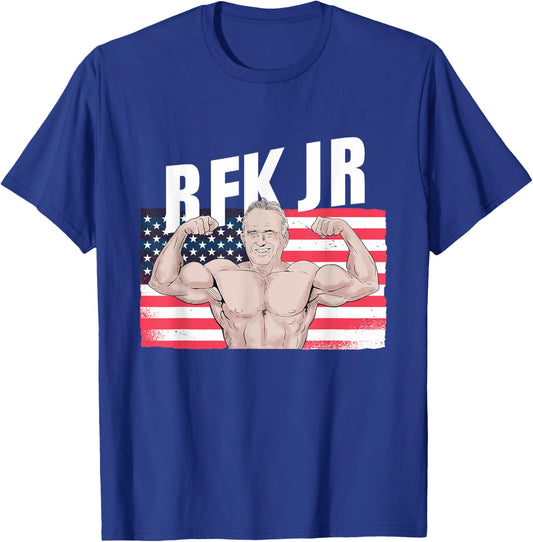 RFK JR 2024 Robert F Kennedy Funny USA Political Design T-Shirt - T-Shirt | Royal
