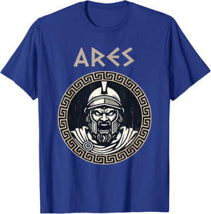 Ares Ancient Greek War God of Battle T-Shirt - T-Shirt | Royal
