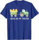 Chicks Dig My Tractor Chicken Easter Day Famer Egg Hunting T-Shirt - T-Shirt | Royal