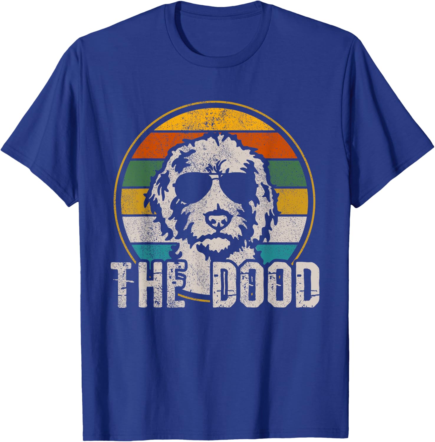 Goldendoodle - The Dood Vintage Retro Dog Women Girls Kids T-Shirt - T-Shirt | Royal