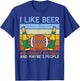 I Like Fantasy Football 3 People Funny Draft Party Dad Men T-Shirt - T-Shirt | Royal
