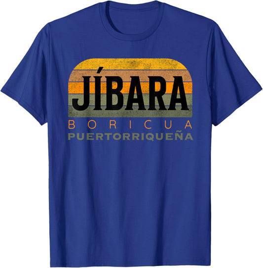 Jibara I Boricua I Puertorriqueña I Puerto Rico T-Shirt - T-Shirt | Royal