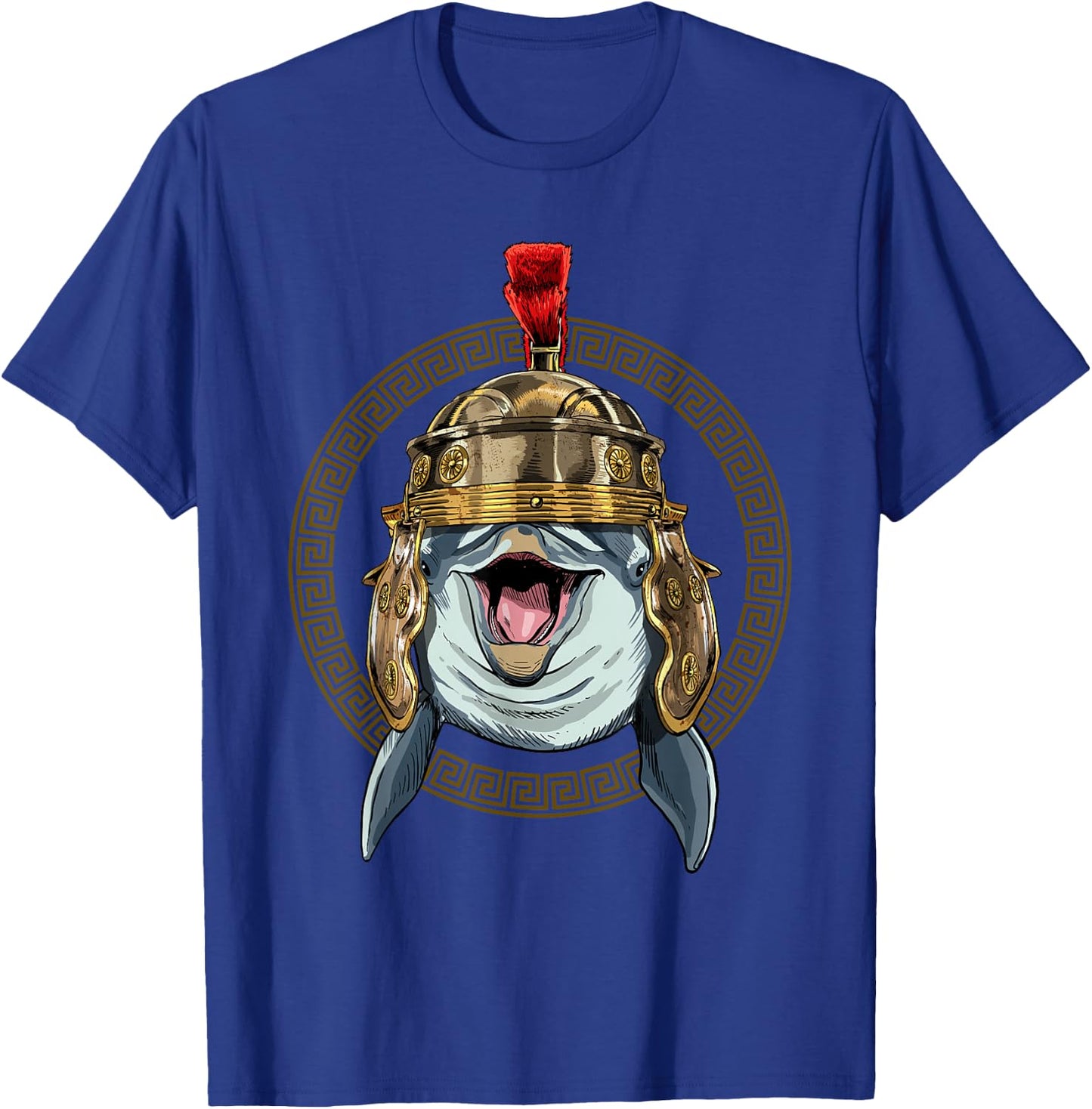 Centurion Dolphin Ancient Rome Roman Empire Marine Life T-Shirt - T-Shirt | Royal