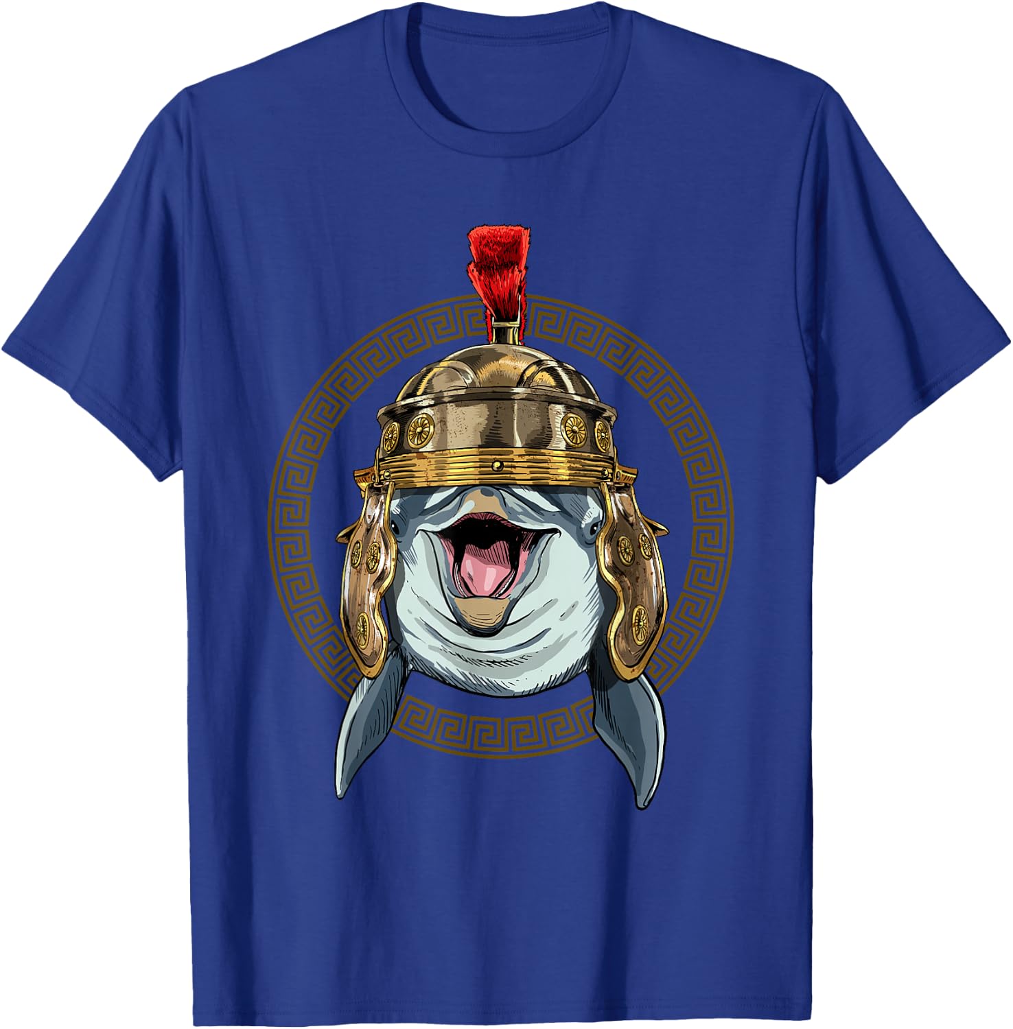 Centurion Dolphin Ancient Rome Roman Empire Marine Life T-Shirt - T-Shirt | Royal