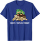 Funny Gift Turtle Frog Lovers Sorry I Turtely Frogot T-Shirt - T-Shirt | Royal